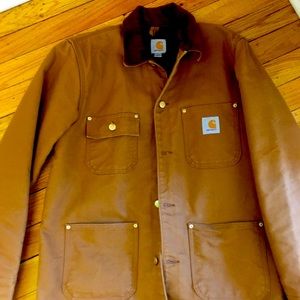 Carhartt Chore Coat, brown duck, almost new